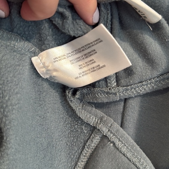 Orvis Dusty Blue Long Sleeve V-Neck Crew Neck Sweater - Size Extra Large - Picture 5 of 6